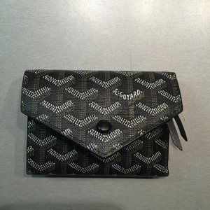 Goyard small wallet with zip coin pouch